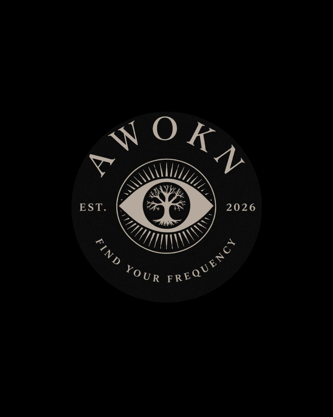 AWOKN seal — blinking eye and Tree of Life